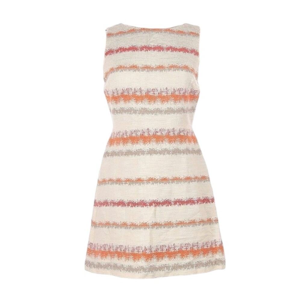 Alice + Olivia Orange/White Mini Dress | Size 0